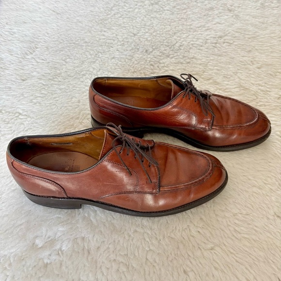 Allen Edmonds Bradley 1530 Brown Leather Split Toe Oxfords Shoes Size 9.5 D main image 5
